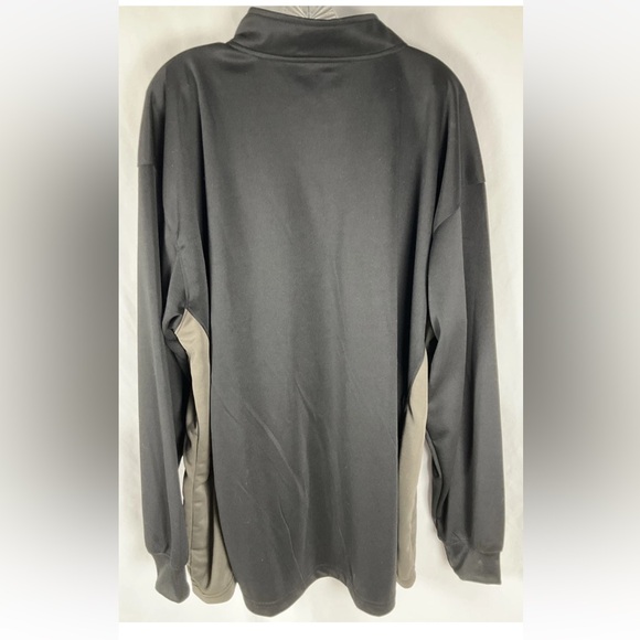 Profile Varsity Purdue Men’s  Size‎ 2XLT Black Quarter Zip Pullover Shirt NWT - Picture 3 of 8